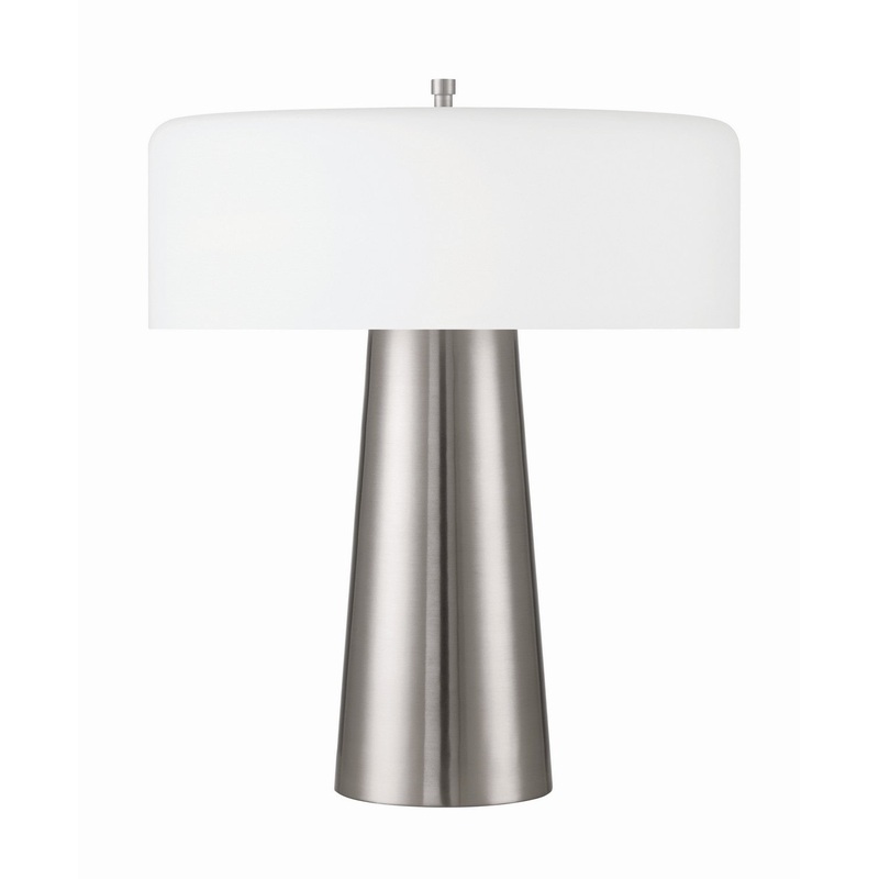 Table Lamps LED Table Lamp in Brushed Polished Nickel