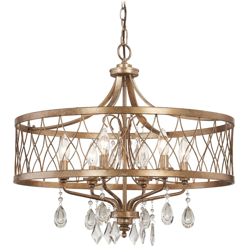 West Liberty 6-Light Chandelier in Olympus Gold