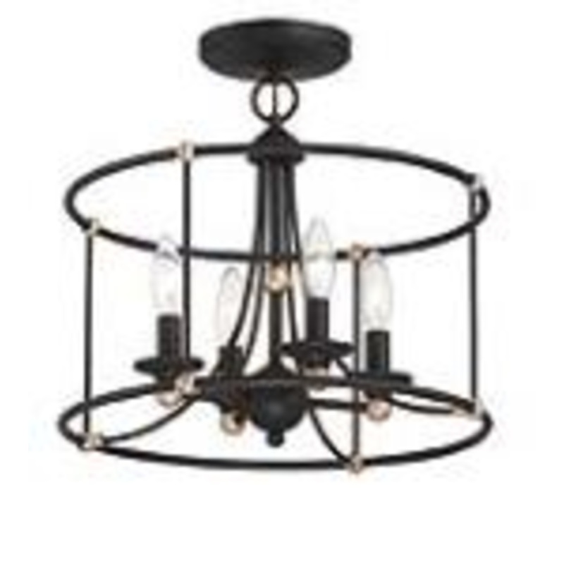Westchester County 4-Light Semi-Flush Mount