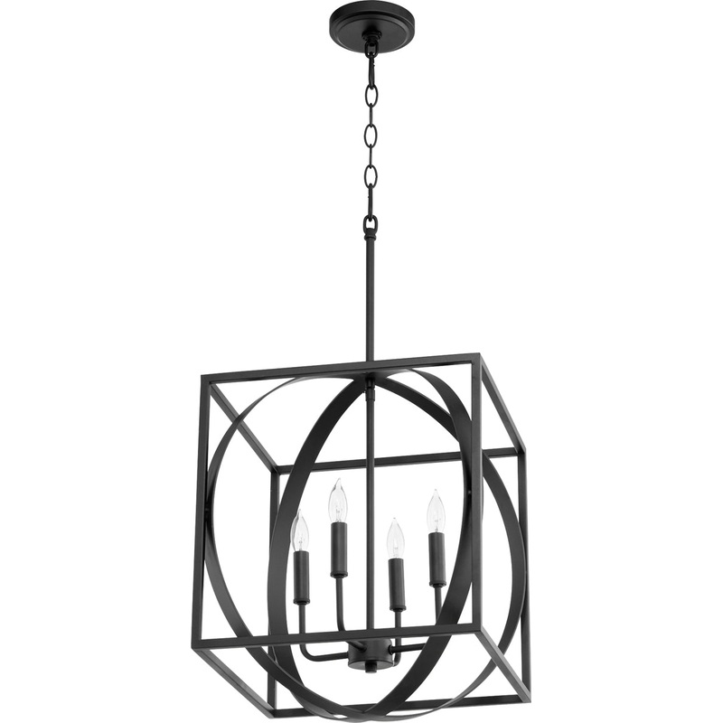 Cube/Sphere 4-Light Pendant