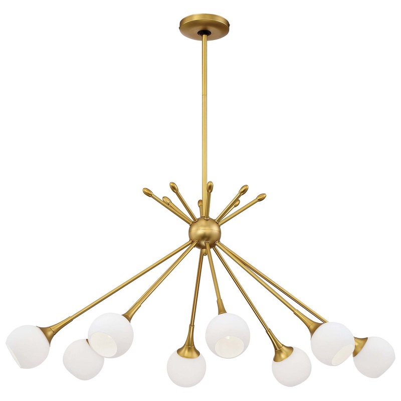 Pontil 8-Light Island in Honey Gold