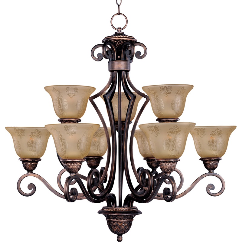 Symphony 9-Light Chandelier in Oil Rubbed Bronze