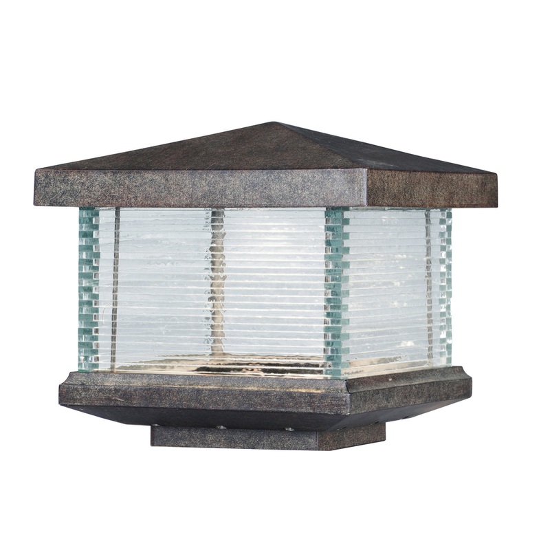 Triumph VX LED Outdoor Deck Lantern in Earth Tone