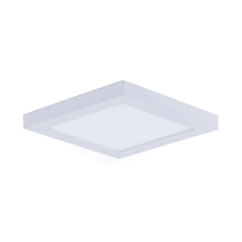Wafer 4.5" SQ LED Wall/Flush Mount 3000K in White